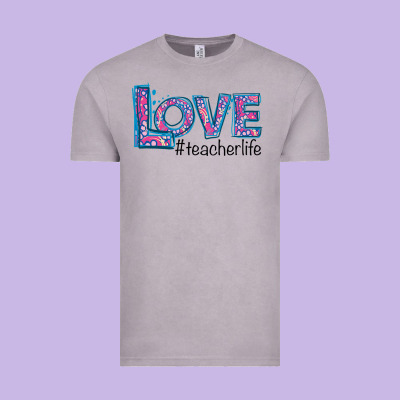 Love Teacher Life Vintage Tee Designed By Bettercallsaul