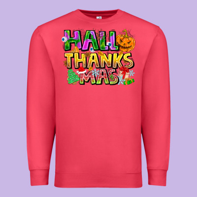 Holiday Fusion Art Premium Sweatshirt Designed By Cowhidedigitalart