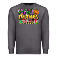 Charcoal Heather holiday fusion art Premium Sweatshirt - CowhideDigitalArt