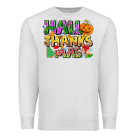Oatmeal Heather holiday fusion art Premium Sweatshirt - CowhideDigitalArt