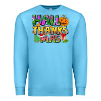 Ocean Blue holiday fusion art Premium Sweatshirt - CowhideDigitalArt