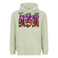 Matcha Football Mom Heavyweight Hoodie - CowhideDigitalArt