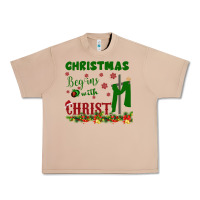 Burro Christmas Begins With Christ Urban Heavy Tee - Bettercallsaul