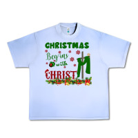 Grape Ice Christmas Begins With Christ Urban Heavy Tee - Bettercallsaul