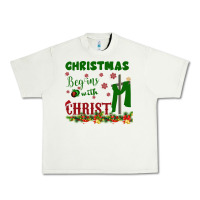 Christmas Begins With Christ Urban Heavy Tee | Teevron