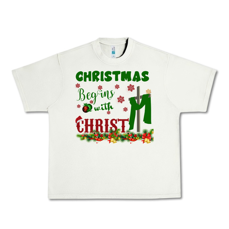 Christmas Begins With Christ Urban Heavy Tee by Bettercallsaul | Teevron