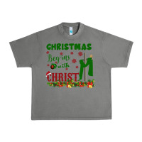 Tornado Christmas Begins With Christ Urban Heavy Tee - Bettercallsaul