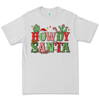Dove Grey howdy santa Premium Tee - MaliasSmallBusiness