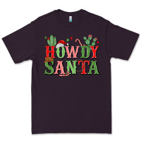 Plum howdy santa Premium Tee - MaliasSmallBusiness