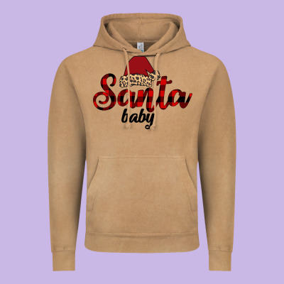 Santa Baby Vintage Hoodie Designed By Bettercallsaul