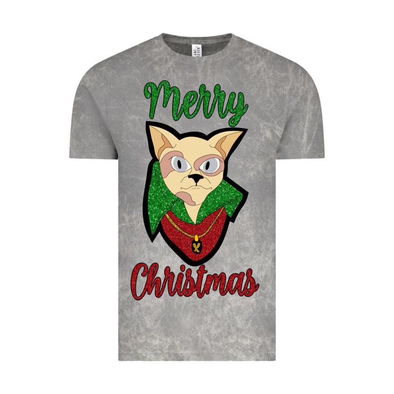 Merry Christmas Cat Vintage Tee by Bettercallsaul | Teevron