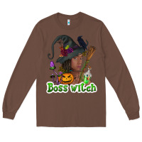 Chestnut Boss witch afro Long Sleeve Tee - NancyCooperArtShop