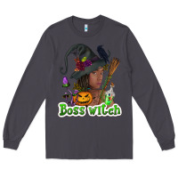 Smoke Boss witch afro Long Sleeve Tee - NancyCooperArtShop