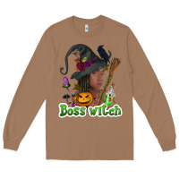 Toasted Coconut Boss witch afro Long Sleeve Tee - NancyCooperArtShop