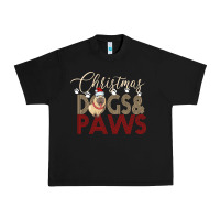 Black Christmas Dogs Paws Urban Heavy Tee - Bettercallsaul