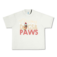 Pistachio Christmas Dogs Paws Urban Heavy Tee - Bettercallsaul