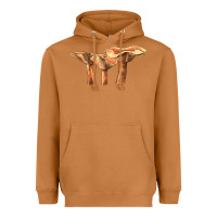 Meerkat Lactarius Rufus Mushroom Illustrations Heavyweight Hoodie - LillyAllenDesigns