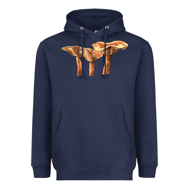 Lactarius Rufus Mushroom Illustrations Heavyweight Hoodie by LillyAllenDesigns | Teevron