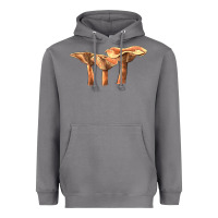 Storm Lactarius Rufus Mushroom Illustrations Heavyweight Hoodie - LillyAllenDesigns