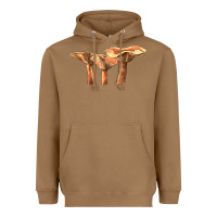 Toasted Coconut Lactarius Rufus Mushroom Illustrations Heavyweight Hoodie - LillyAllenDesigns