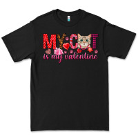 Black my cat is my valentine Premium Tee - NancyCooperArtShop