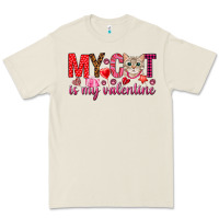 Bone my cat is my valentine Premium Tee - NancyCooperArtShop