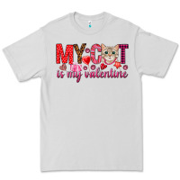 Dove Grey my cat is my valentine Premium Tee - NancyCooperArtShop