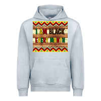 Heather Grey i am black every month Urban Hoodie - Artiststas
