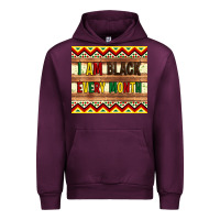 Mauve Wine i am black every month Urban Hoodie - Artiststas
