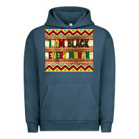 Pigment Midnight Navy i am black every month Urban Hoodie - Artiststas