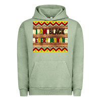 Pigment Oil Green i am black every month Urban Hoodie - Artiststas