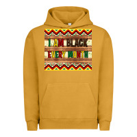 Pigment Peanut Butter i am black every month Urban Hoodie - Artiststas