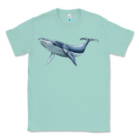 Seafoam humpback whale Classic Tee - BarkalooDesign