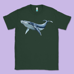 Humpback Whale Classic Tee Designed By Barkaloodesign