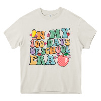 Cream in my 100 days of school era Heavy Core Tee - MaliasSmallBusiness