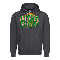 Smoke St. Patrick's Day lucky charm Zipper Hoodie - FaDigitalArtStudio