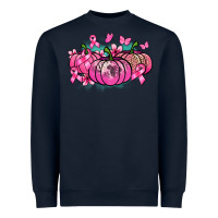 Navy Cancer pumpkins Cancer Awareness Heavyweight Sweatshirt - HowdyJamesFarm