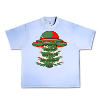 Grape Ice Ufo Christmas Pine Tree Urban Heavy Tee - Bettercallsaul