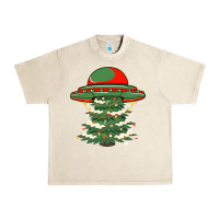 Sandshell Ufo Christmas Pine Tree Urban Heavy Tee - Bettercallsaul