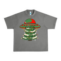 Tornado Ufo Christmas Pine Tree Urban Heavy Tee - Bettercallsaul
