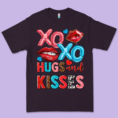 Xo Xo Hugs And Kisses Premium Tee Designed By Nancycooperartshop