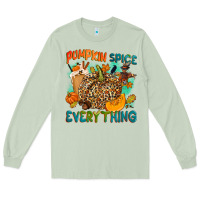 Matcha Pumpkin spice everything Long Sleeve Tee - NancyCooperArtShop