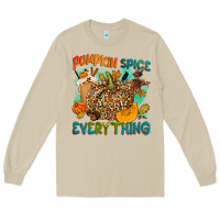 Mushroom Pumpkin spice everything Long Sleeve Tee - NancyCooperArtShop