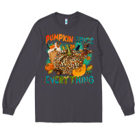 Smoke Pumpkin spice everything Long Sleeve Tee - NancyCooperArtShop