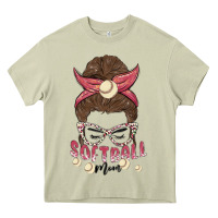 Mossy softball mom Heavy Core Tee - MaliasSmallBusiness