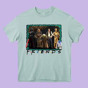 Friends Movie Characters Heavy Core Tee Designed By Adodesignshop