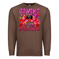 Chestnut Gaming is My Valentine Premium Sweatshirt - CowhideDigitalArt