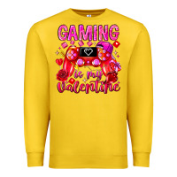 Lemon Gaming is My Valentine Premium Sweatshirt - CowhideDigitalArt