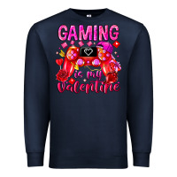 Navy Gaming is My Valentine Premium Sweatshirt - CowhideDigitalArt