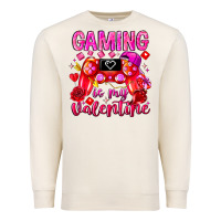 Sandshell Gaming is My Valentine Premium Sweatshirt - CowhideDigitalArt